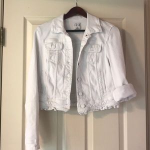 Elle White Denim Jacket